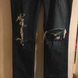J Brand “Torn DVK” jeans